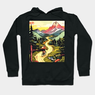 Mountain Bike Adventure, Sports Hoodie